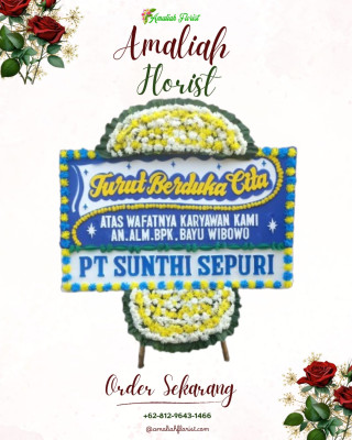 Papan Bunga Duka di Pintu Rime Gayo